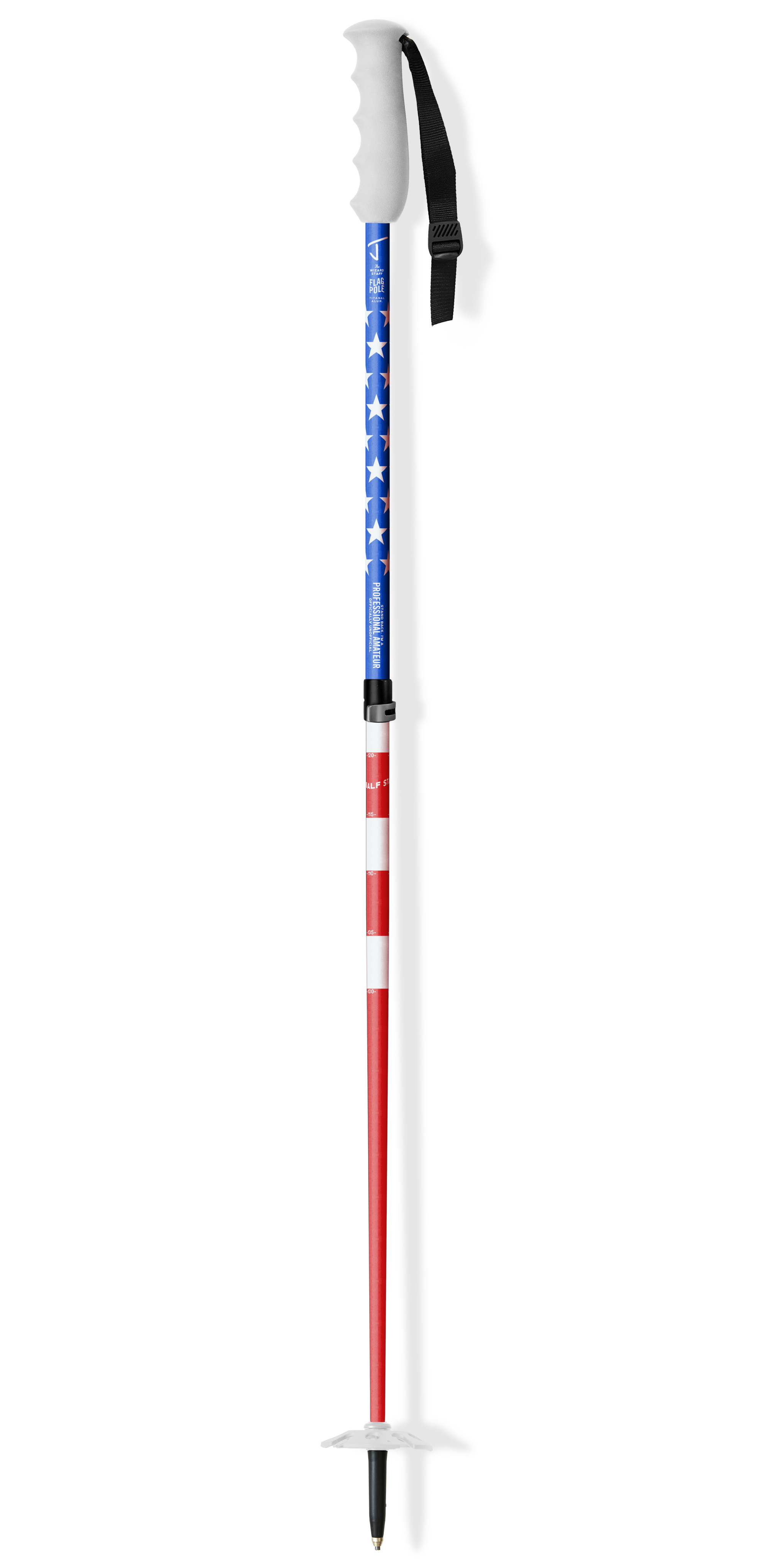 Wizard Staff Adjustable Ski Poles "Flag Pole"