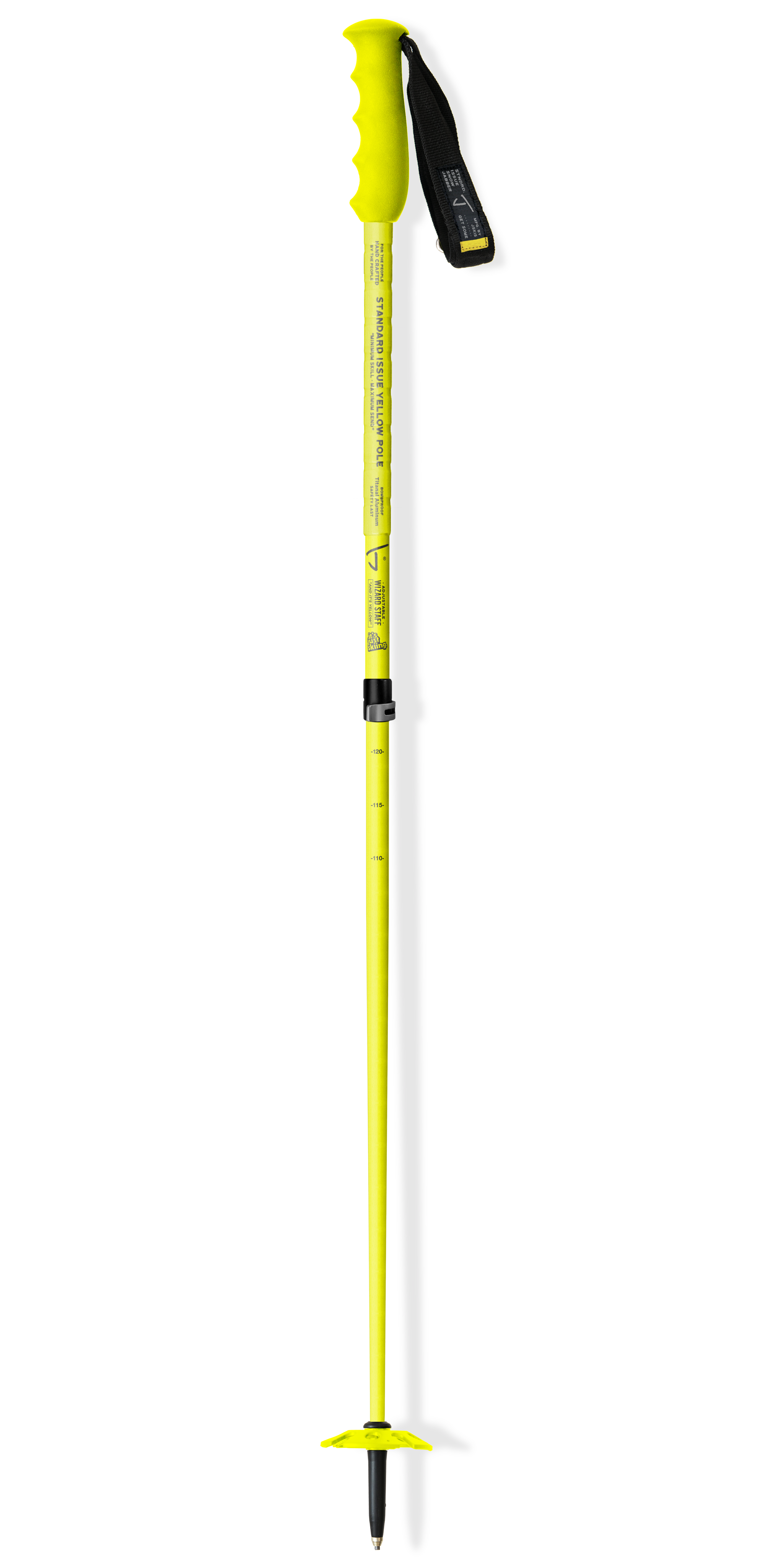 Wizard Staff Pro Adjustable Ski Poles "Standard Issue Yellow"