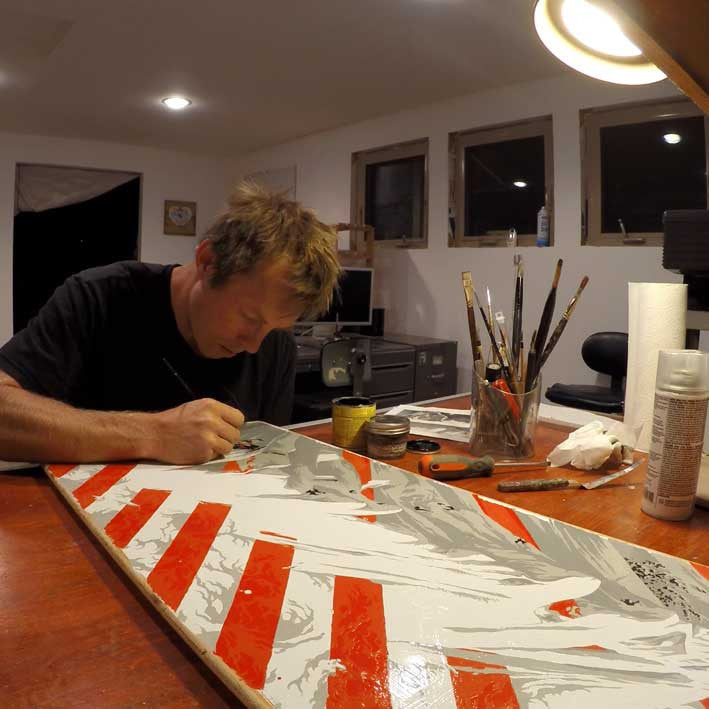 The Metal "RIDGELINE" - Adam Haynes x J Collab Limited Edition Ski