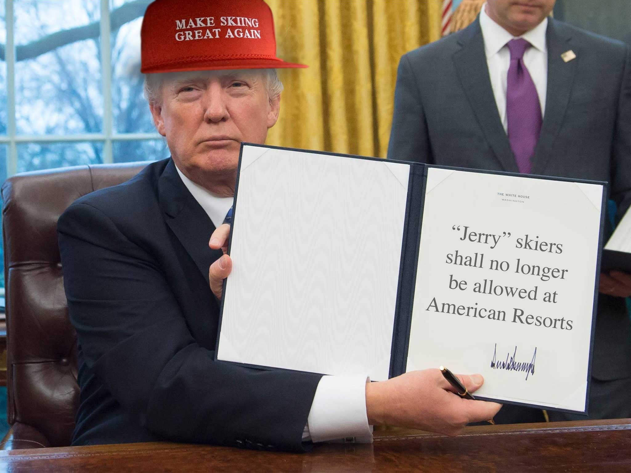 Make Skiing Great Again Hat