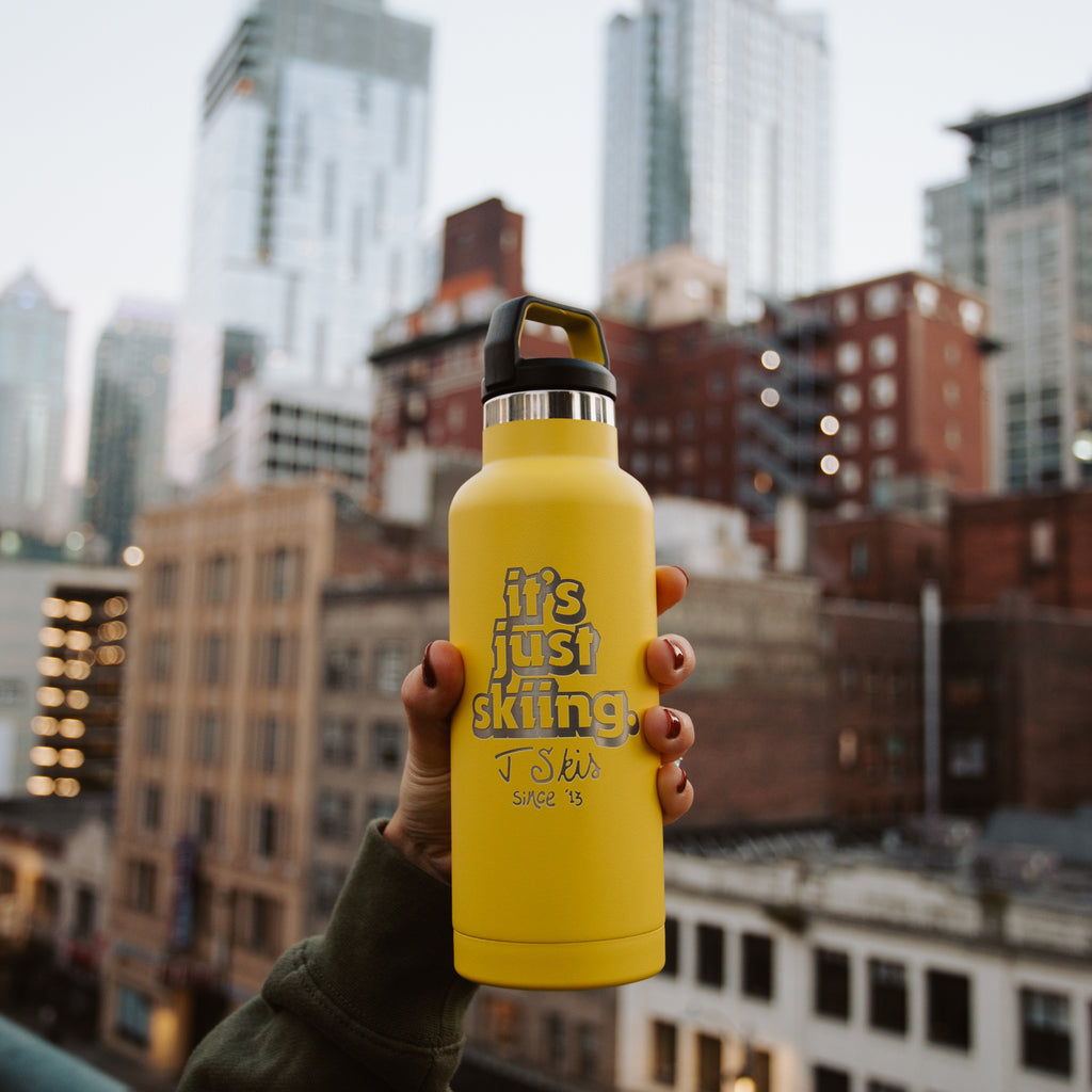 Just Skiing Insulated Bottle 16oz