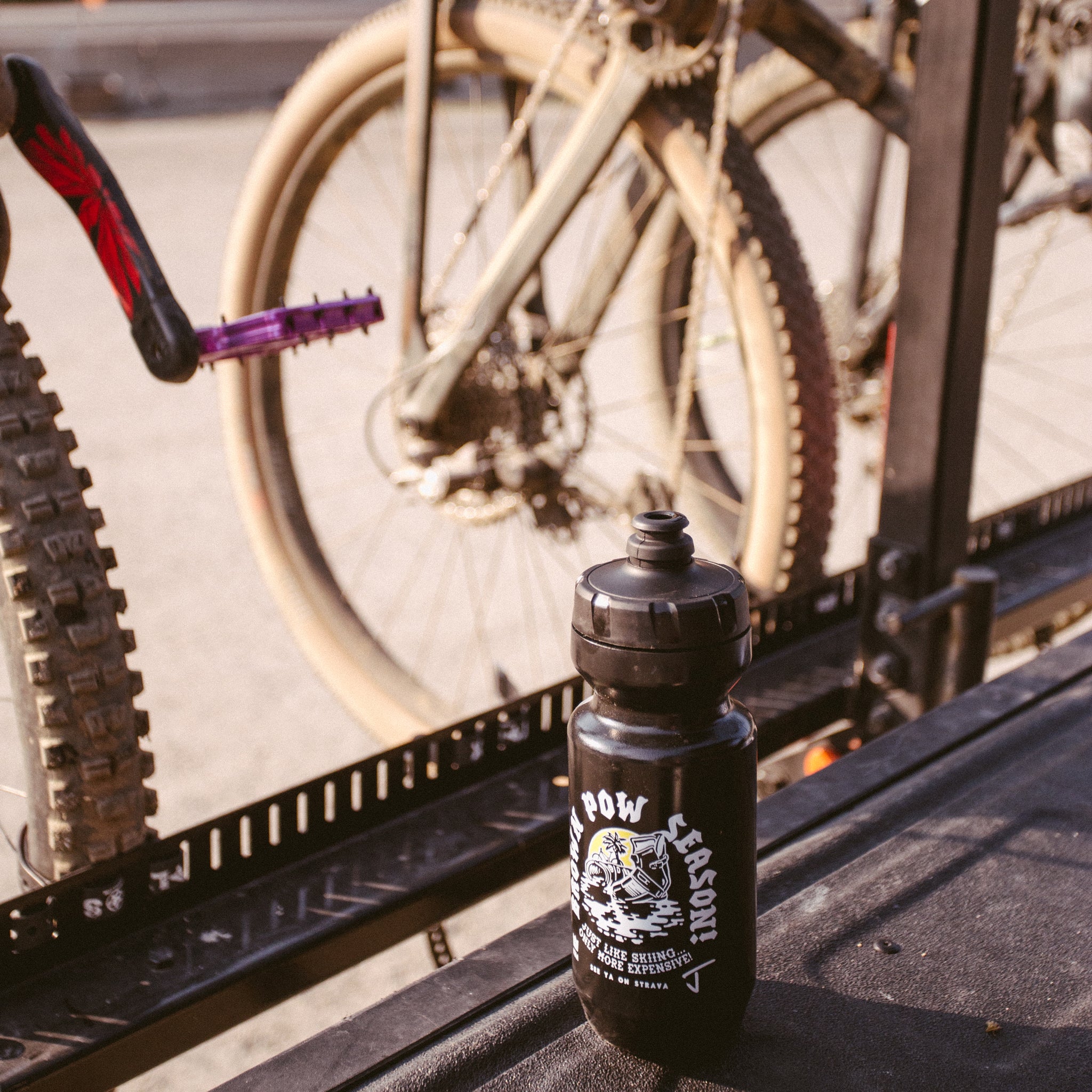 Brown Pow Specialized Bike Bottle